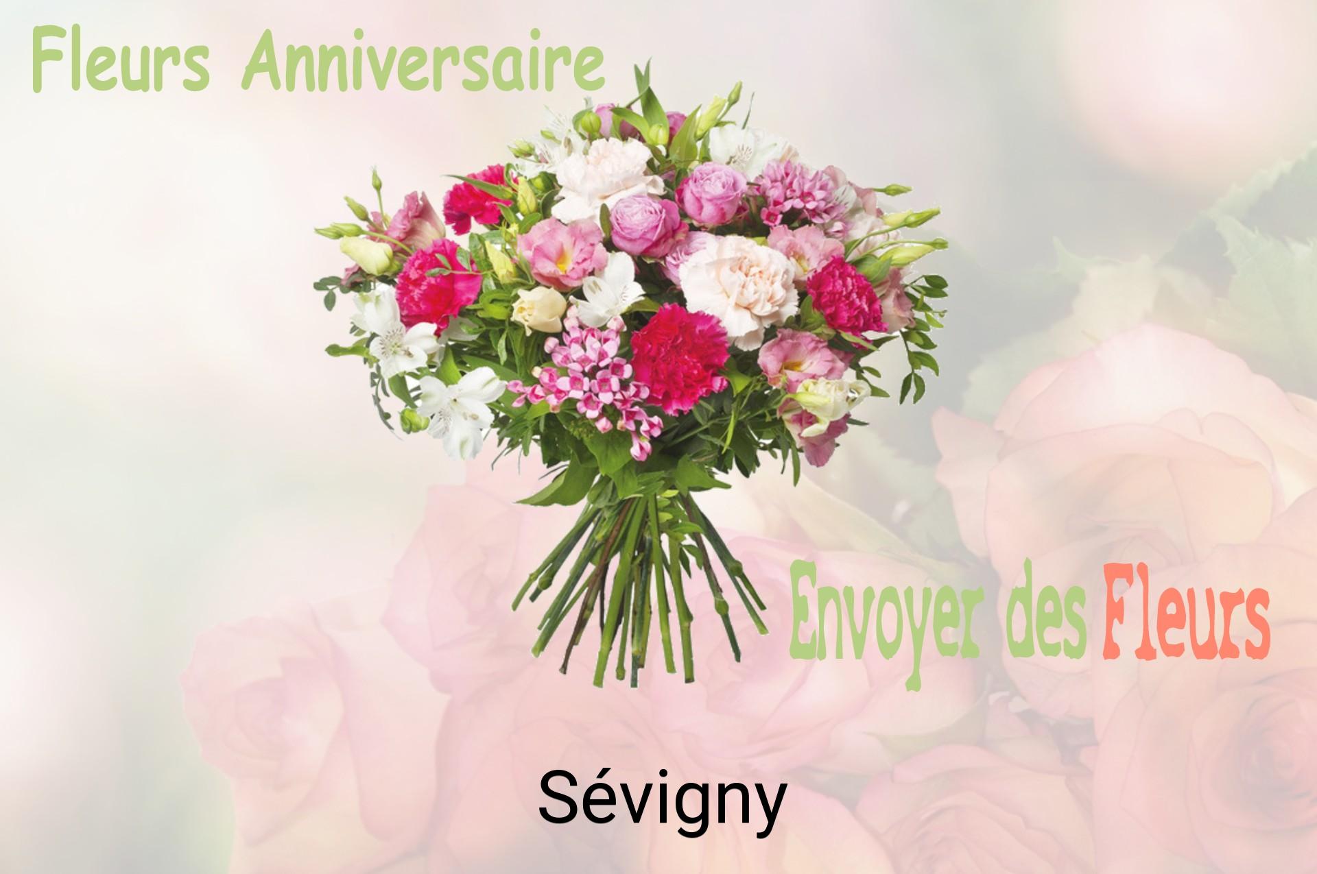 Bouquet de fleurs d’anniversaire livré à Sévigny